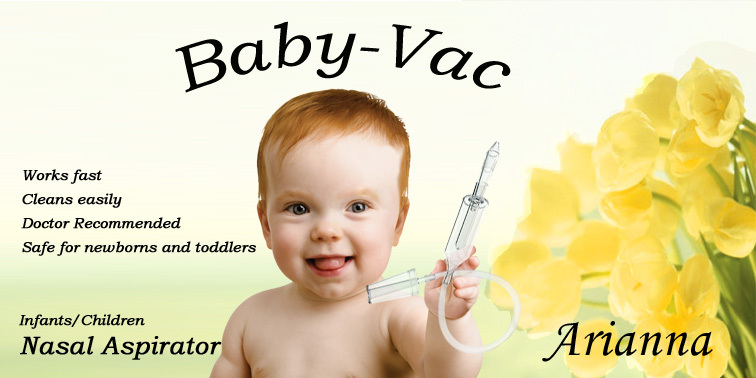 Arianna Nezpirateur Bimbi Delicate Hygienic Nasal Aspirator