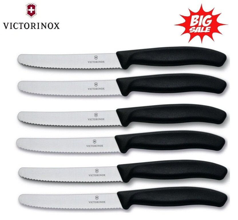Victorinox Steak Knife Set Pointed | 6 Piece