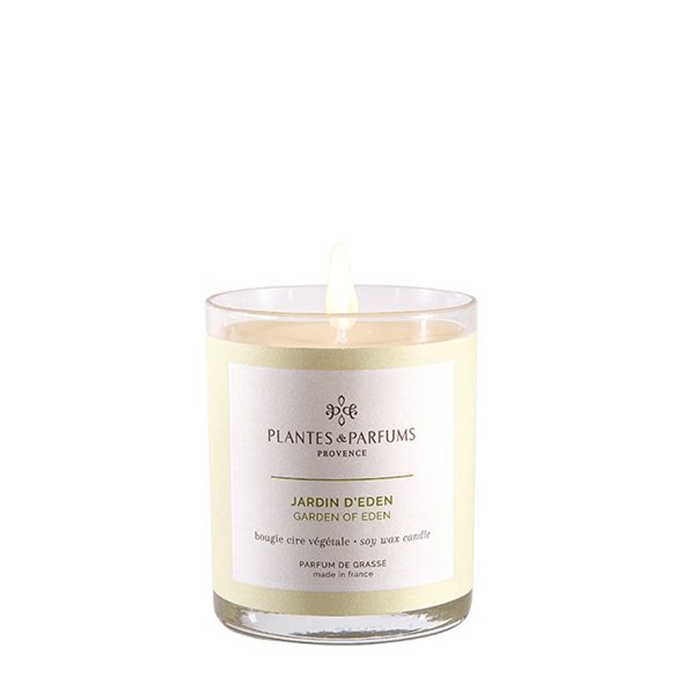Plantes & Parfums 75g Perfumed Hand Poured Candle - Garden of Eden