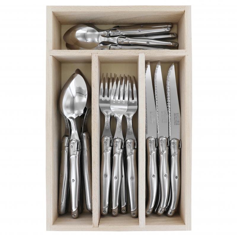Laguiole by Andre Verdier Debutant Cutlery Set 24pc Stainless Steel