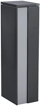 Camden Parcel Pillar Charcoal (Colour: Silver)