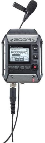 Zoom F1-LP Field Recorder With Lavalier Microphone