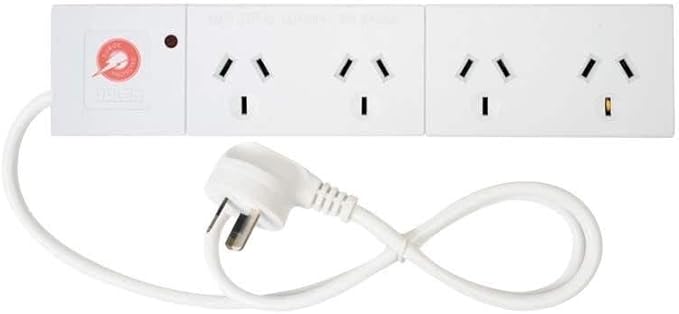 Arlec 4 Outlet Powerboard With Surge Protection