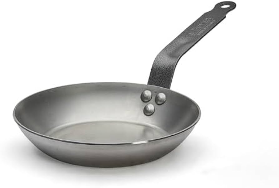 De Buyer Carbone Plus Lyonnaise Frying Pan 20 cm Grey
