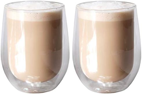 Zuhause - Uber Set of 2 Double Wall Thermo Latte Glasses 280ml