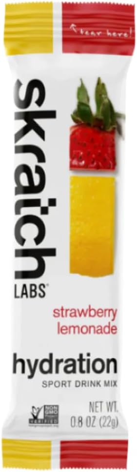 Skratch Labs Sport Hydration Drink Mix - 440g Bag Strawberry Lemonade