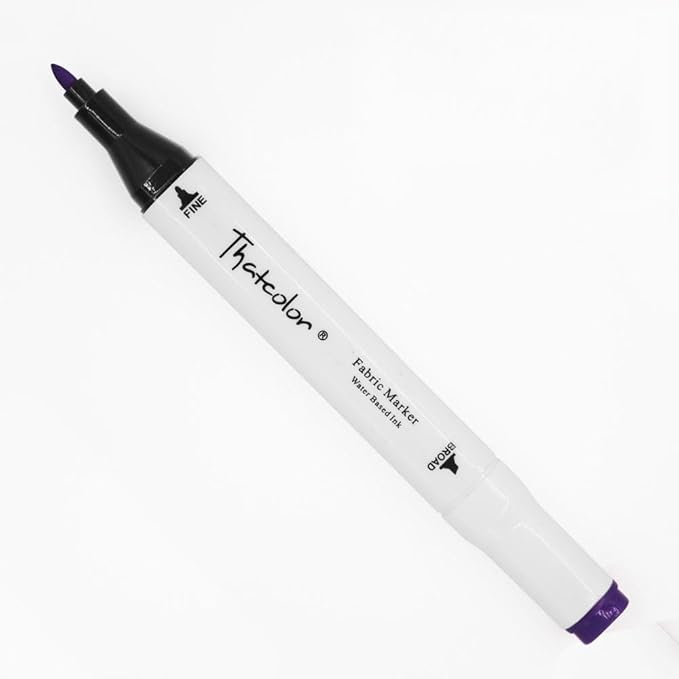 Thiscolor Double Tip Fabric Marker, 81 Deep Violet
