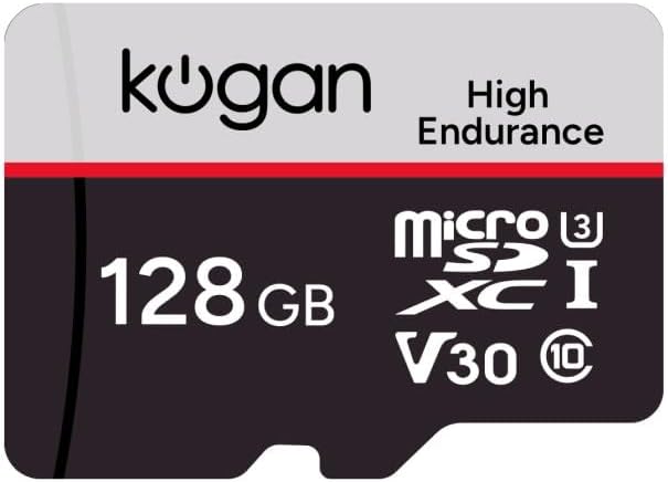 Kogan High Endurance 128GB SDXC A2 V30 Micro SD Card