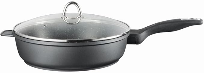 Granite Non Stick Chef Pan With Lid 28cm