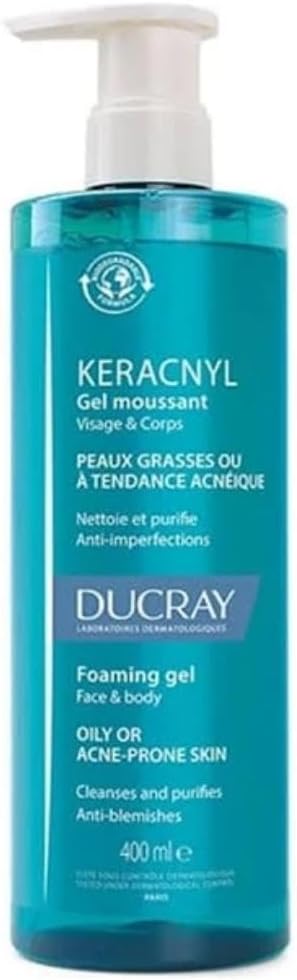 Ducray Keracnyl Cleansing Gel 400ml