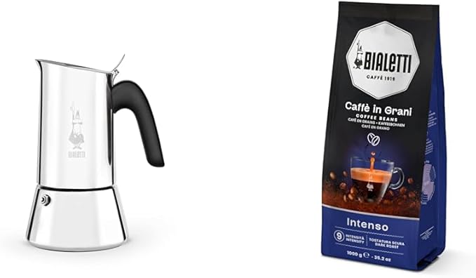 Bialetti Venus Espresso Coffee Maker, Stainless Steel, 4 Cup