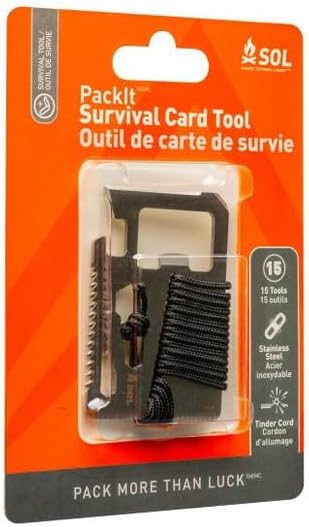 Sol Packit Survival Card Tool