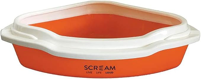 Scream Corner Litter Tray Loud Orange