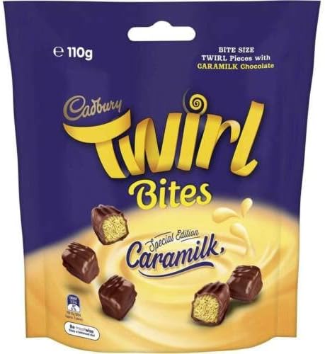 Cadbury Caramilk Twirl Chocolate Bites 110g