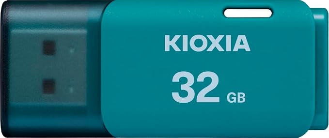 Kioxia 64GB TransMemory U202 USB 2.0 Flash Drive, White