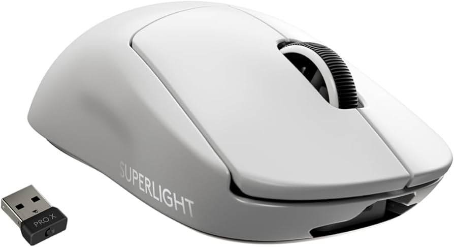 Logitech G Pro x Superlight Wireless Gaming Mouse (White)