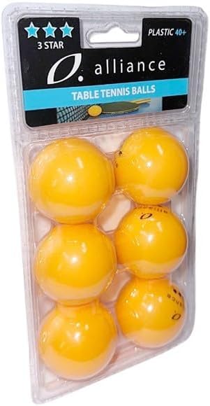 Alliance - Table Tennis Balls 40+ ABS 3 Star - Orange