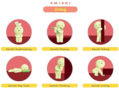 Smiski Glow in The Dark Living Series Blind Box