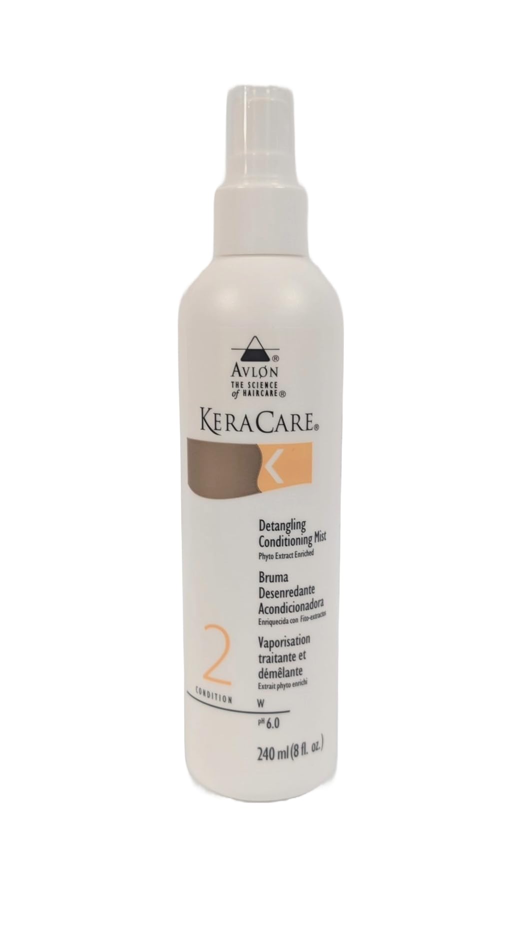Avlon KeraCare Detangling Mist, Condition 2, 240ml/8 fl. oz.