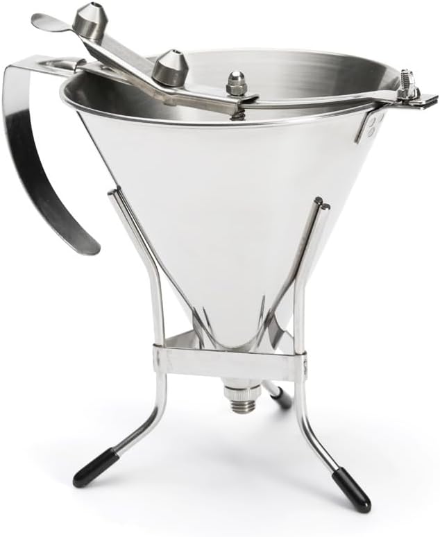 De Buyer Stainless Steel Automatic Piston Funnel 1.5ltr