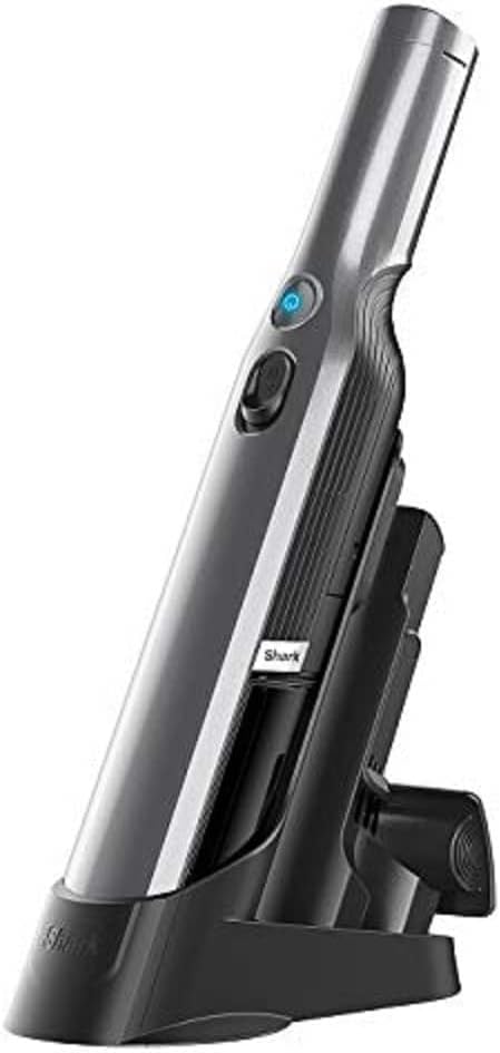 Shark Wandvac 1.0 Cordless Handheld Vacuum Cleaner, Small & Lightweight, Powerful Suction Handheld Vacuum With Duster/Crevice and Multi-surface Tools,