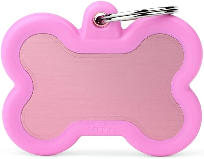 My Family Pet ID Tag Hush Bone / Blue