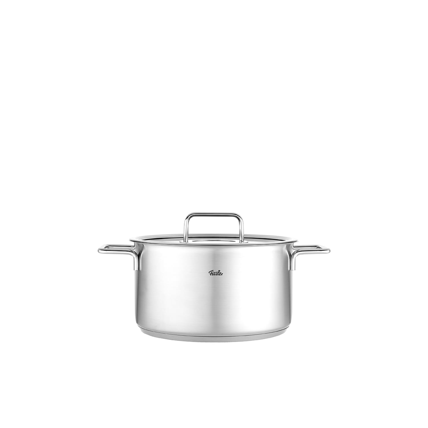 Fissler Pure Collection Stainless Steel 6.7 Quart Stock Pot with Glass Lid