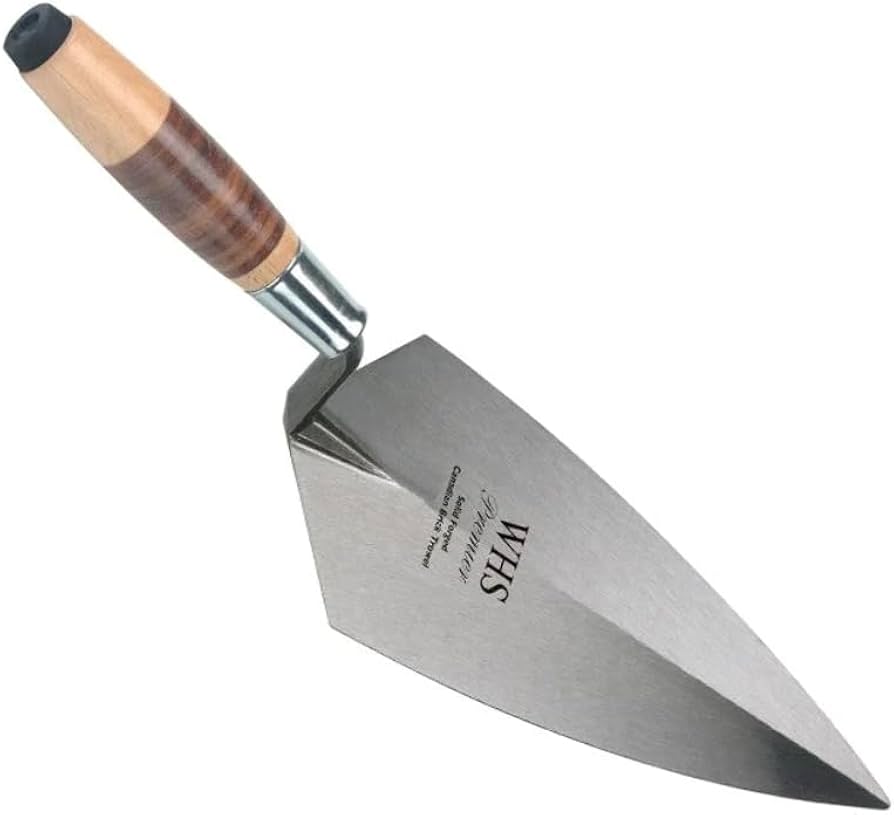 Spear & Jackson Canadian Leather Handle Brick Trowel