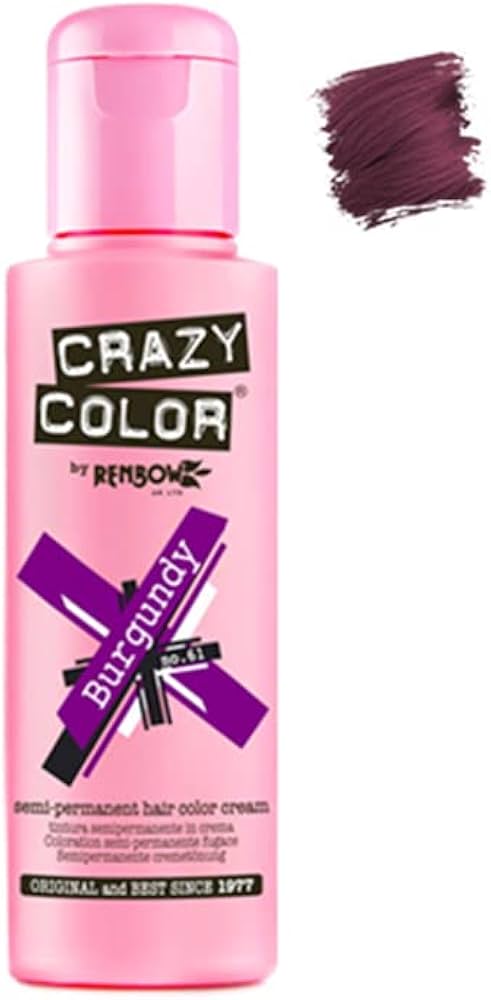 Crazy Color Semi-permanent 100 ml Burgundy