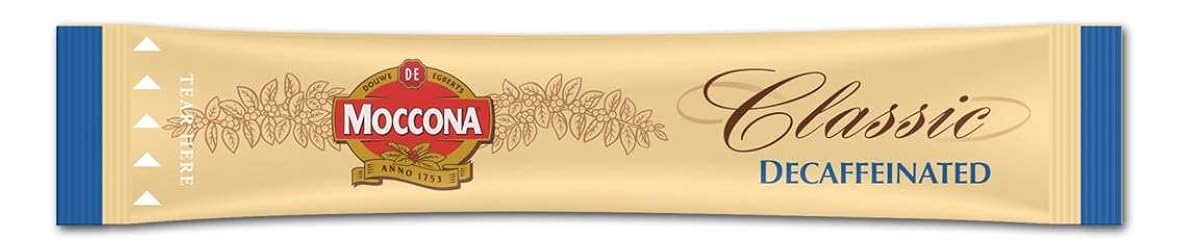 Moccona 1671854 Coffee Classic Decaf Instant Sticks 1.7g - Pack of 500