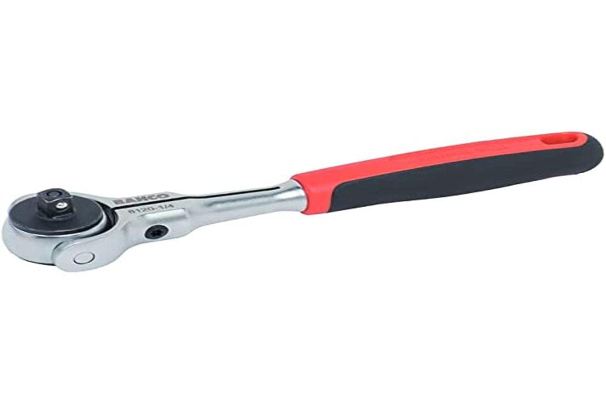 Bahco Swivel Head Ratchet 1/4in Drive