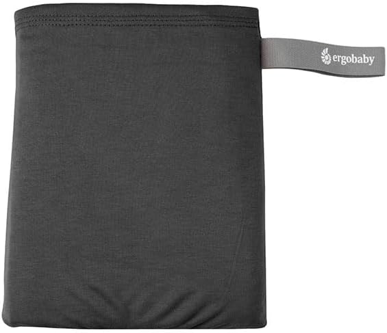 Ergobaby Aura Sustainably Sourced Knit Baby Wrap (Soft Black)
