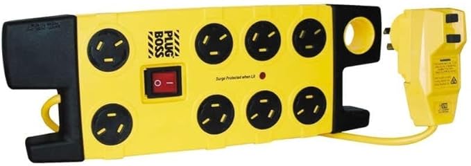 HPM Powerboard RCD Surge 8 Outlet