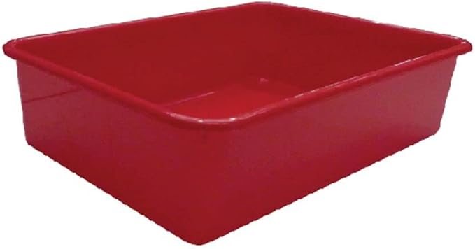 K9 Homes Cat Litter Tray Deep Red 44x31x11cm
