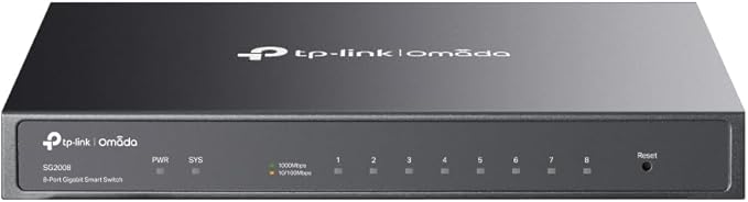 TP-Link TL-SG2008 Jetstream 8 Port Gigabit Smart Switch