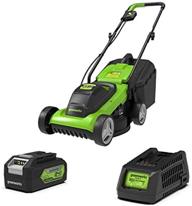 Greenworks 24V 32cm (12.6") Mower 4.0Ah Set 2509607AU-Kit-4