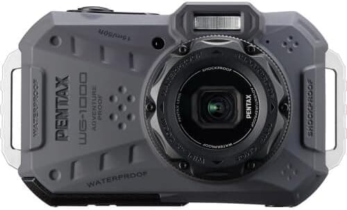 Pentax WG-1000 Waterproof Compact Camera (Gray)