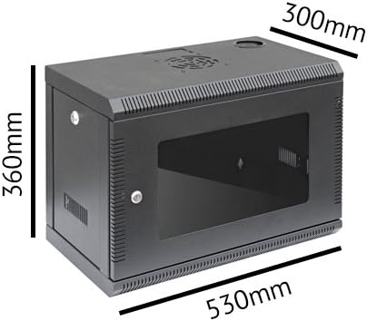6U 6RU 19 Inch Wall Mount Rack Cabinet 300mm Deep WC6US