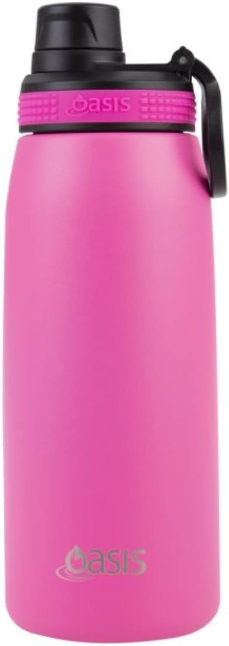 Oasis 780ml Stainless Steel Double Wall Insulated Sports Bottle Screw Cap Lilac