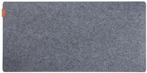 Desky Cork/Felt Desk Pad - Extra-Large 90x30cm / Light Grey