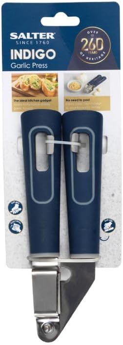 Salter Indigo Garlic Press