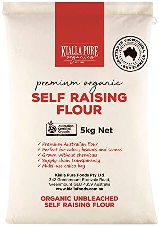 Kialla Flour Unbleached Self Raising Organic 5kg
