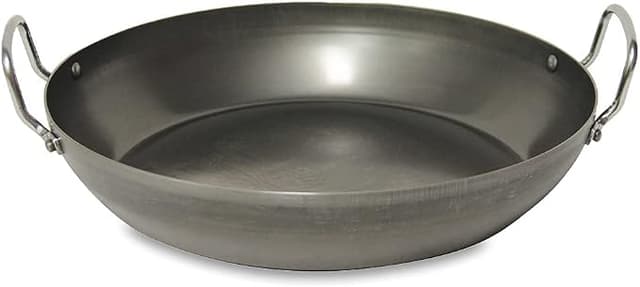 Pyrolux Industry Blue Steel Paella Pan 40cm