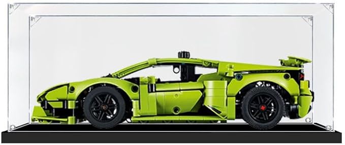 Easycase Acrylic Display Case For LEGO 42161 Technic Lamborghini Huracan Tecnica Figure Storage Box Dust Pro