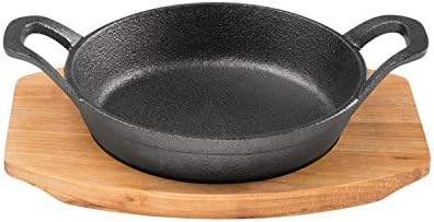 Pyrolux Pyrocast 12cm Round Gratin with Maple Tray