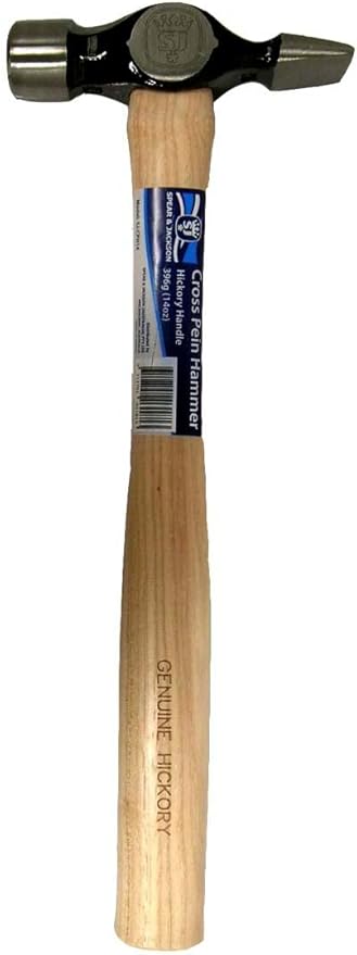 Spear & Jackson SJ-CPH12 Cross Pein Hammer Hickory Handle 12oz