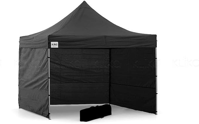 Gazebo Tent Marquee 3x3 Popup Outdoor Wallaroo Black