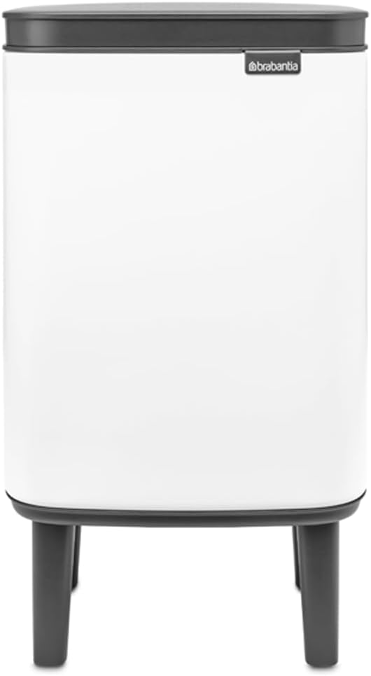 Brabantia Bo Waste Bin Hi, 4 L, White