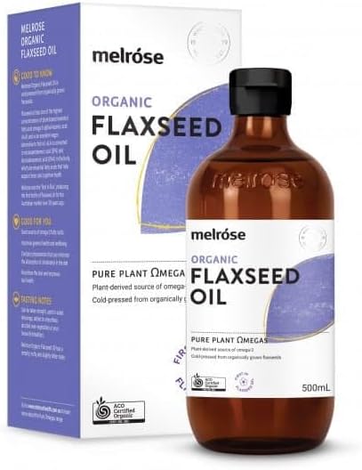 Melrose Organic Flaxseed Oil, 500 ml