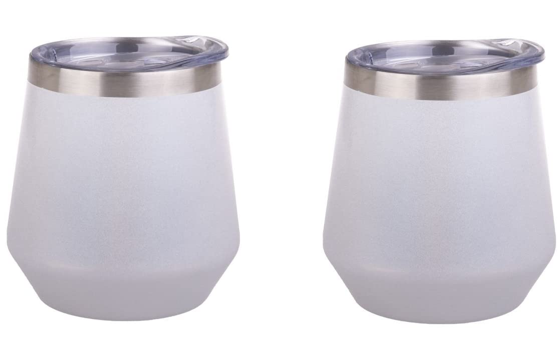 Oasis 350ml Stainless Steel Double Wall Insulated Tumbler Lustre Alfresco Pearl